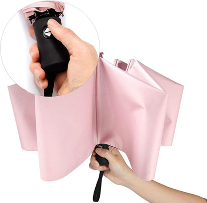 Travel Umbrella Compact Folding Sun Umbrellas Lighweight Auto Open Close for Women Parasol