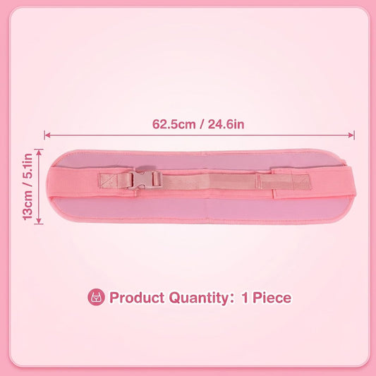 Hip Thrust Belt for Dumbbells, Wide Padded Support for Home Workouts, Adjustable Strap for Squats and Glute Bridges, Pink Training Belt for Fitness Enthusiasts and Gym Trainers
