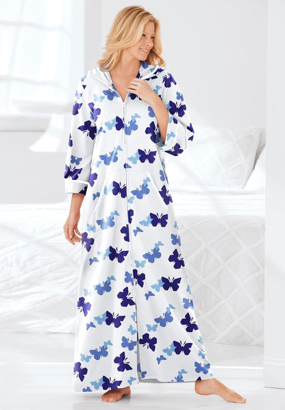 . Long French Terry Robe