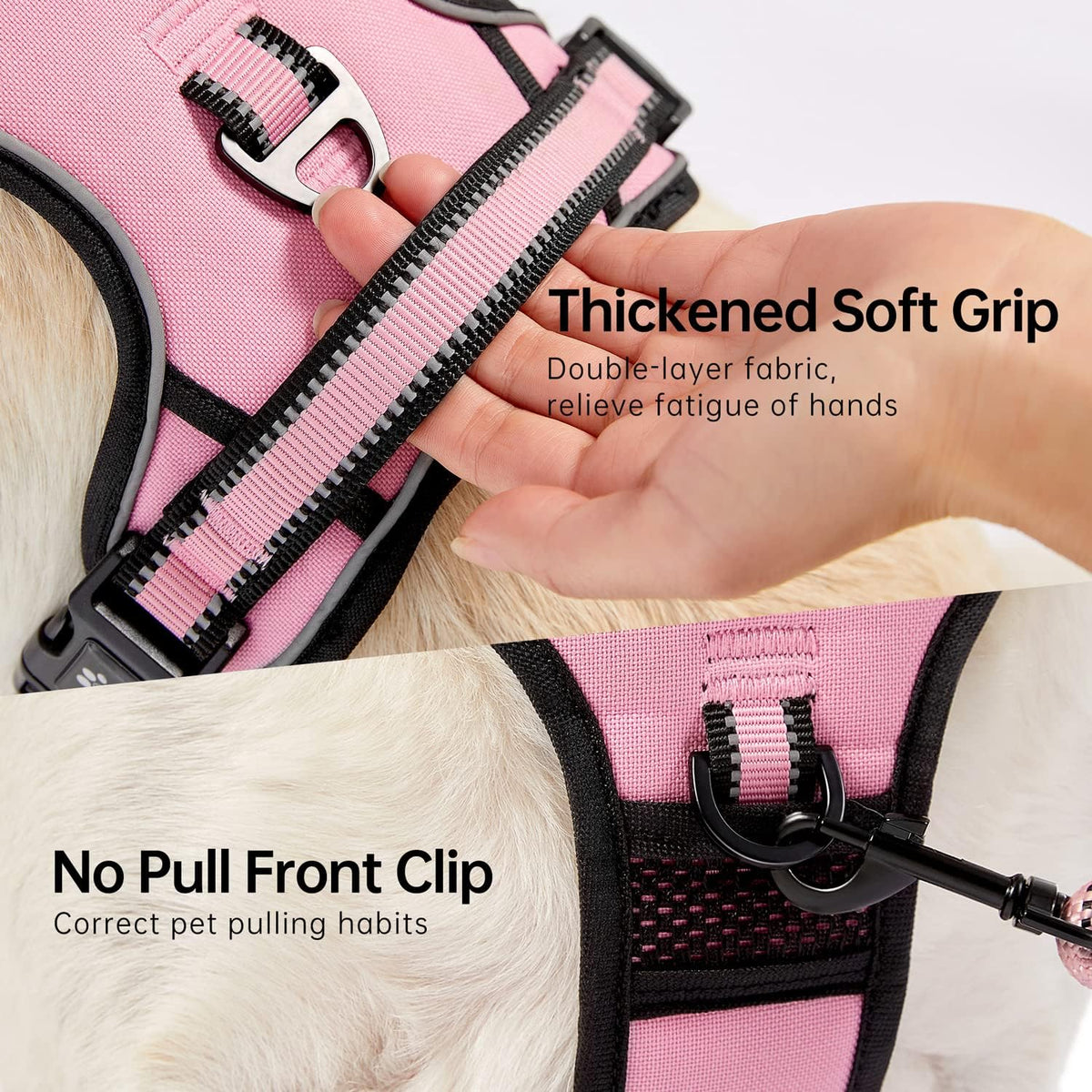 Dog Harness for Small Sized Dog,No Pull Dog Vest Harness Set