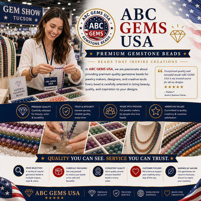 ABCGEMS Matte Seven Chakra Beads (The Ultimate Combination of The Strongest Energy Stones) Honey Citrine, Peach Moonstone, Amethyst, Apatite, Lapis, Carnelian, Aventurine - Smooth Round 6mm