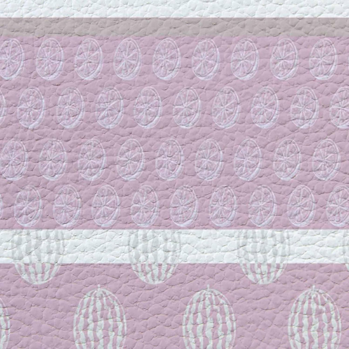 Farm Fruits Antifatigue Kitchen Bath Door Mat Cushioned Runner Rug, Watermelon Lemons Peach Pink Grey Striped Welcome Floor Sink Mat, Waterproof & Non-Slip Comfort Standing Doormat for Kitchen 24"x36"