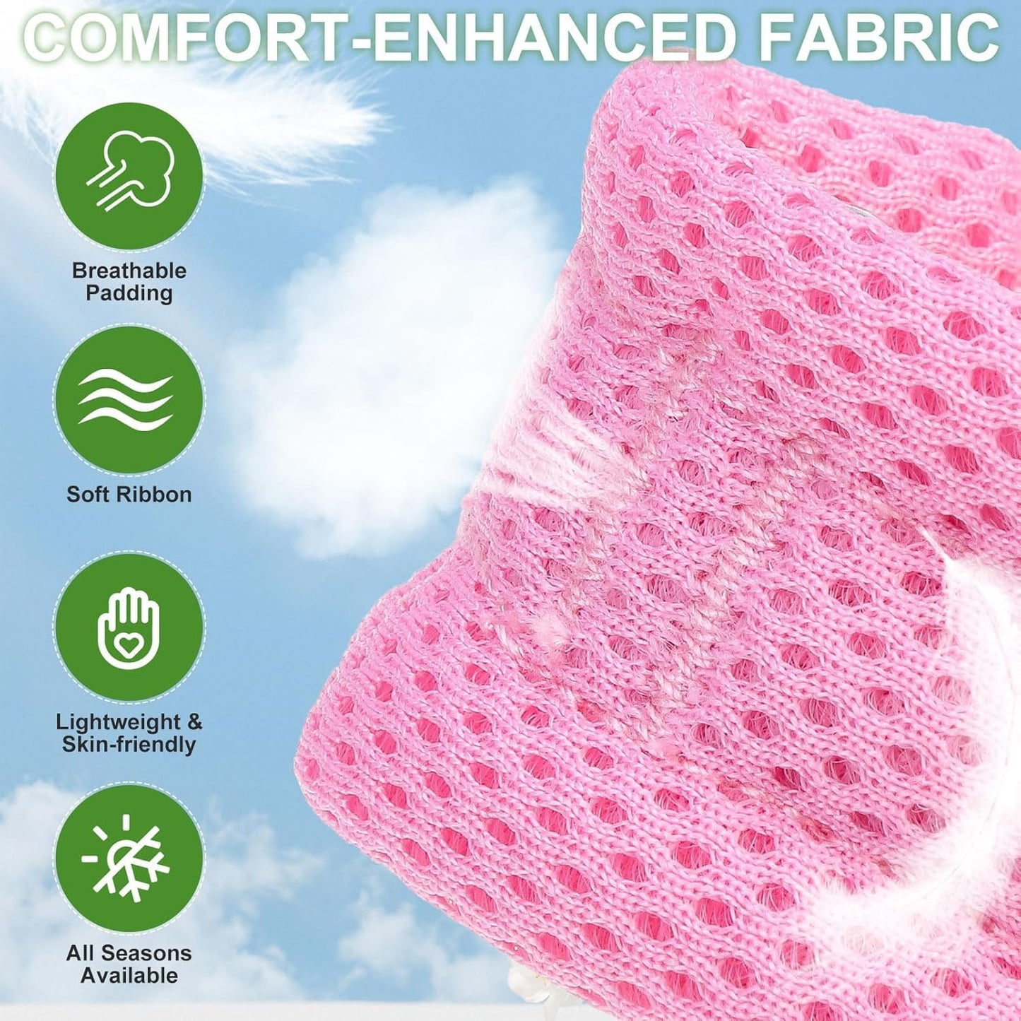 No Pull Small Dog Harness and Leash Set, Adjustable Soft Breathable Mesh Puppy Vest with Padded, Quick Fit Escape Proof Walking Harness Easy Control Handle for Small Medium Dogs Strawberry