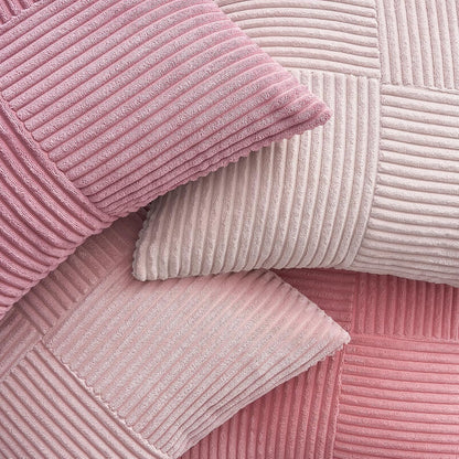 Dustypink Throw Pillow Covers 16x16 Set of 4,Boho Double-Sides Design Decorative Throw Pillow Covers,Light Pink Cushion Cases for Couch Living Room Bedroom and Sofa(40 * 40 cm)