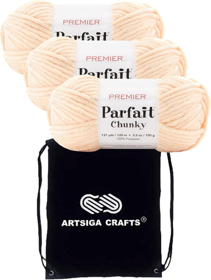 Yarns Parfait Chunky Chenille Peach 1150-22