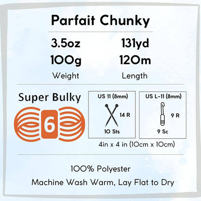 Yarns Parfait Chunky Chenille Peach 1150-22