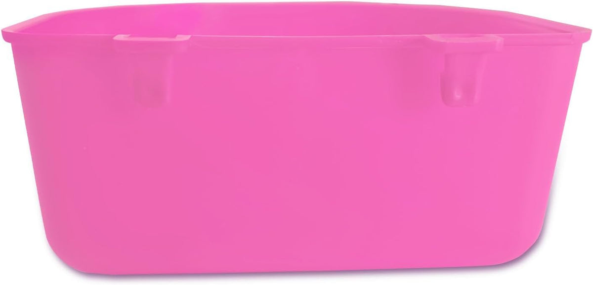 Cage Cups for Chickens 5 Pcs Hanging 25oz Feeder Waterer,Pink Food Bowl Coop Dish Water Dispenser Drinker Grit Container for Rabbits Birds Pigeon Duck and Small Animals