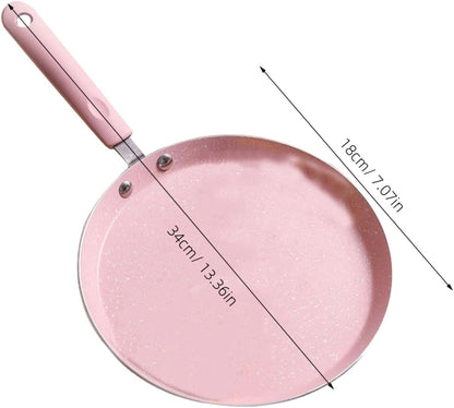 Sturdy Aluminum Alloy Non-stick Frying Pan Pancake Egg Cooker for Outdoor Bbq Easy Grip Handle Lightweight and Versatile Kitchen Essential