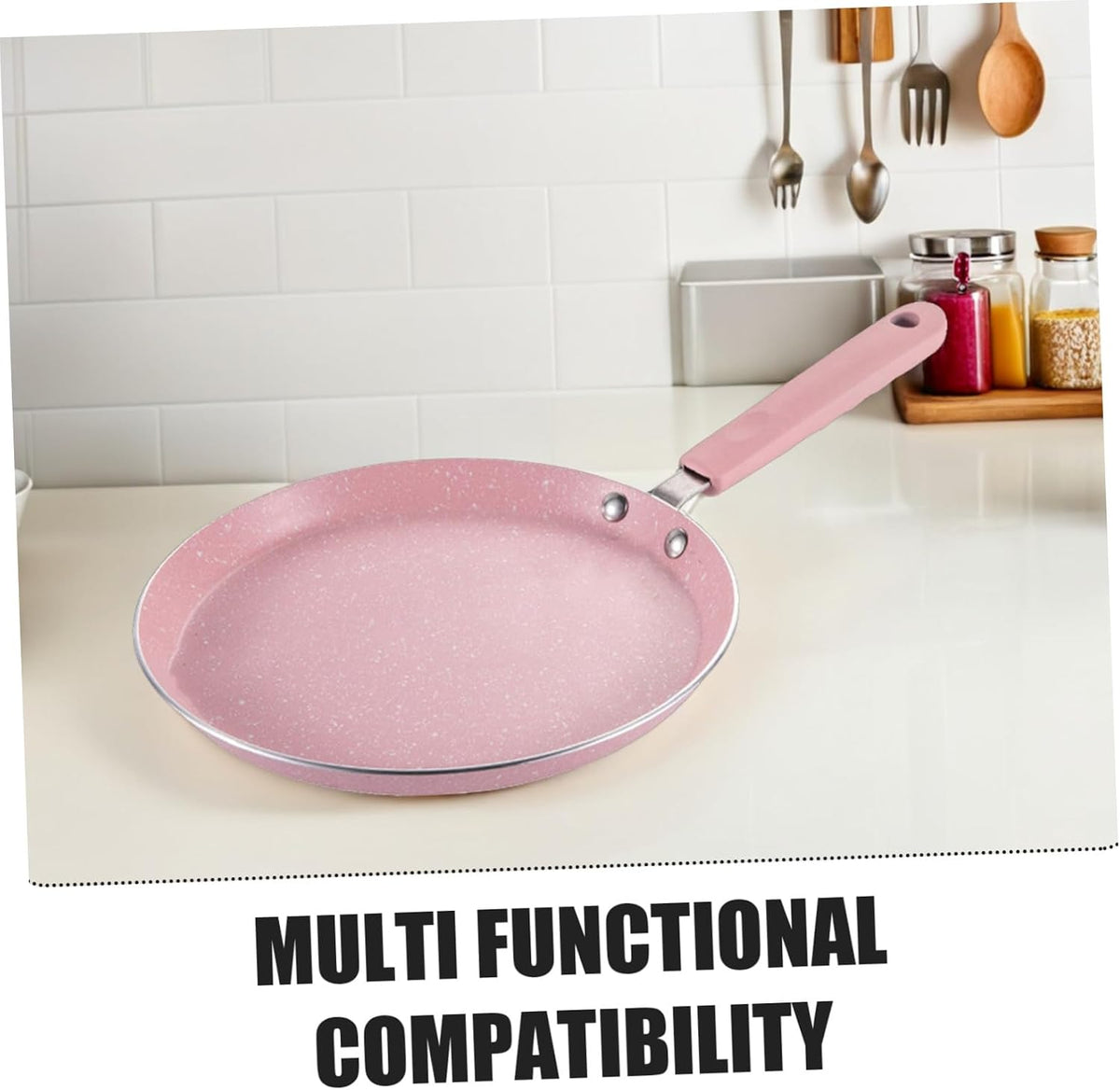 Sturdy Aluminum Alloy Non-stick Frying Pan Pancake Egg Cooker for Outdoor Bbq Easy Grip Handle Lightweight and Versatile Kitchen Essential