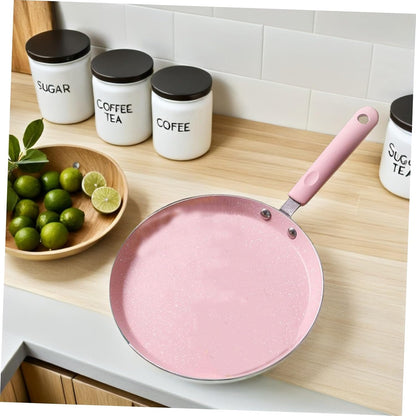 Sturdy Aluminum Alloy Non-stick Frying Pan Pancake Egg Cooker for Outdoor Bbq Easy Grip Handle Lightweight and Versatile Kitchen Essential