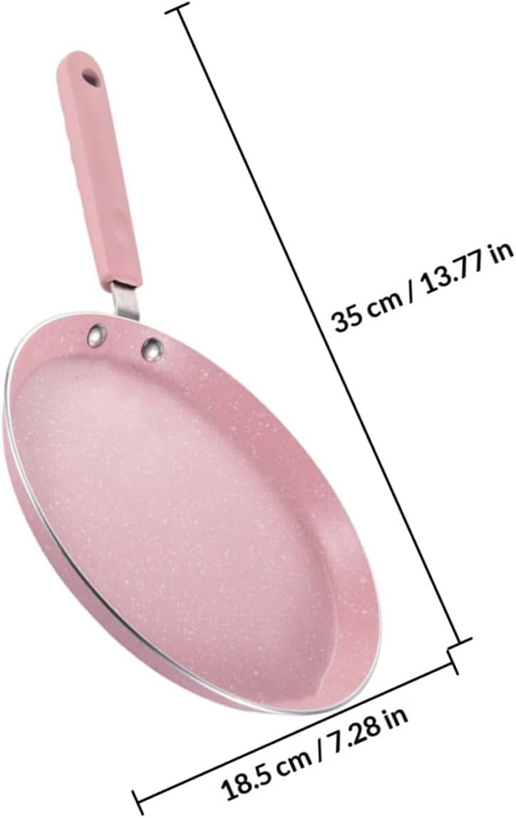 Sturdy Aluminum Alloy Non-stick Frying Pan Pancake Egg Cooker for Outdoor Bbq Easy Grip Handle Lightweight and Versatile Kitchen Essential