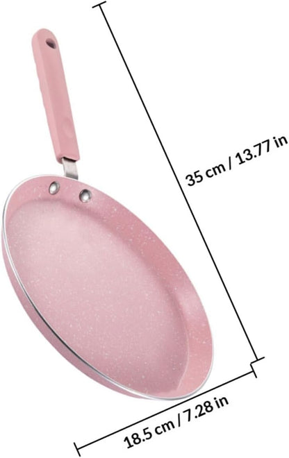 Sturdy Aluminum Alloy Non-stick Frying Pan Pancake Egg Cooker for Outdoor Bbq Easy Grip Handle Lightweight and Versatile Kitchen Essential