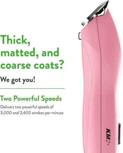 Wahl Pro Animal KM2+ Corded Clipper, Pink