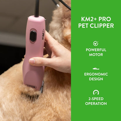 Wahl Pro Animal KM2+ Corded Clipper, Pink