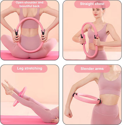 15 Inch Body Pilates Ring，Magic Circle Pilates Ring，Yoga Pilate Ring for Women
