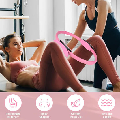 15 Inch Body Pilates Ring，Magic Circle Pilates Ring，Yoga Pilate Ring for Women