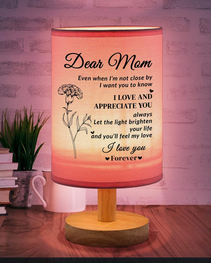 Gifts for Mom from Son, Table Lamp for Mom Birthday Gifts Pink