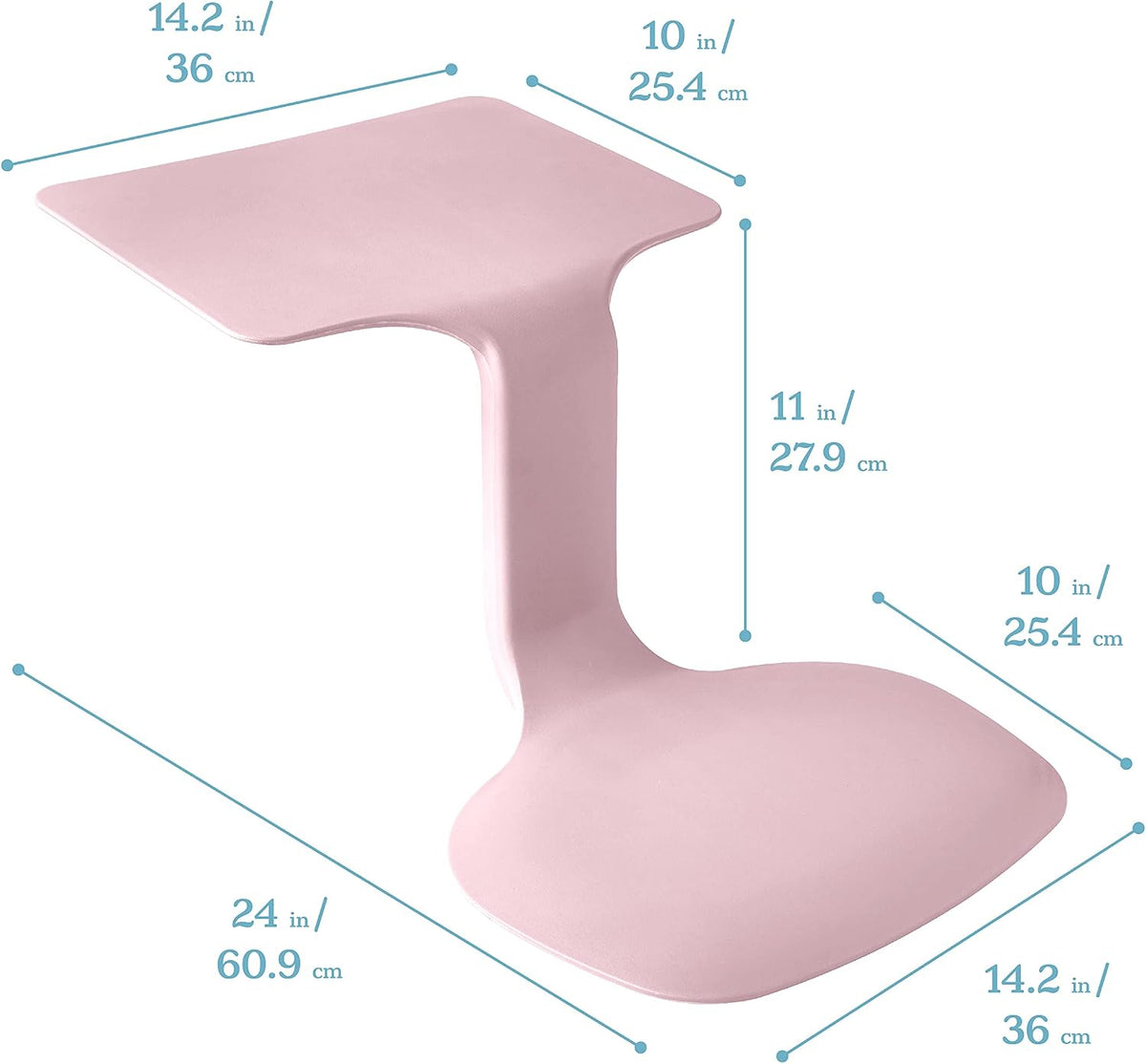 The Surf Portable Activity Lap Desk, Classroom Essentials, Pink