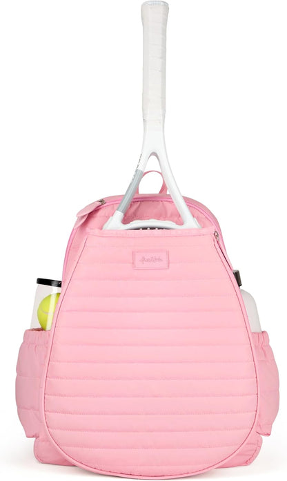 Ame & Lulu Game On Tennis Backpack - Contains Padded & Adjustable Straps - Two Exterior Water Bottle Pockets