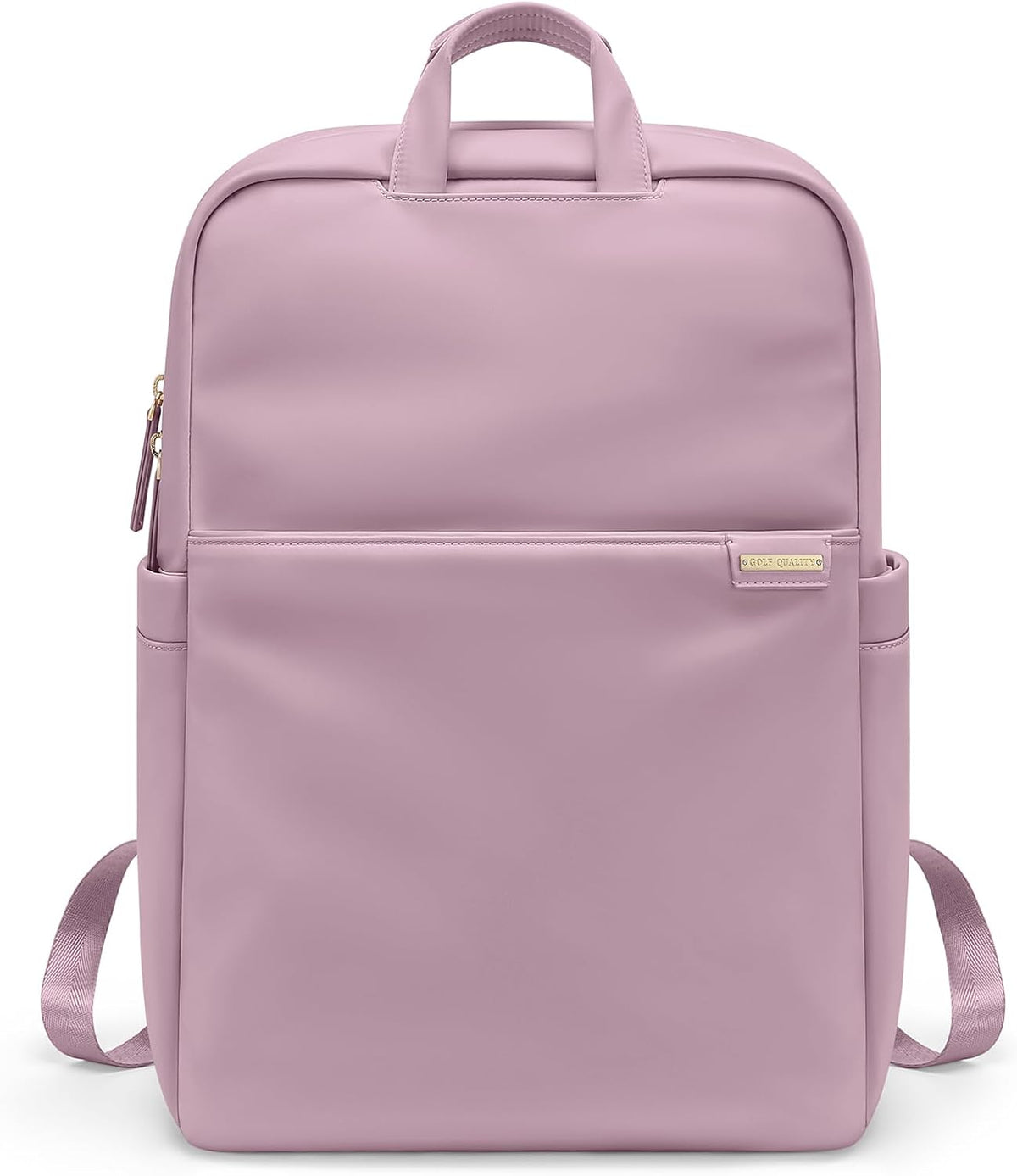 Slim Laptop Backpack for Women, Lightweight Business Backpack for Women Computer Bag Purse for Commuting, Fit 14Inch, Pink Purple