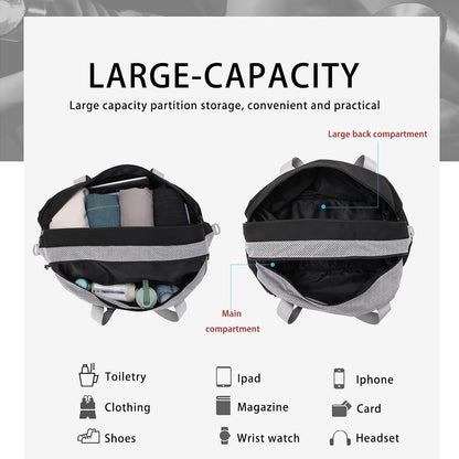 45L Pink Waterproof Gym Duffel Bag for Women, Large Capacity Weekender Overnight Bag with Detachable Strap, Lightweight Travel Tote for Fitness, Yoga & Business Trips