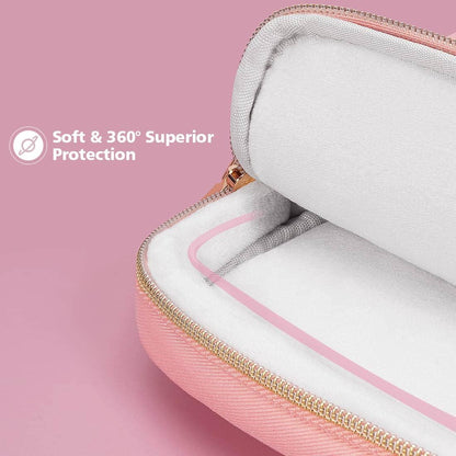 Laptop Bag Case 14 Inch Shoulder Sleeve Briefcase For 15" Macbook air M3 2024 M2/IdeaPad Slim 3i 14"/14" Yoga Slim Pro X/14 Lenovo IdeaPad 3i Gen/Flex 5/14.4" Surface Laptop Studio 2,Pink