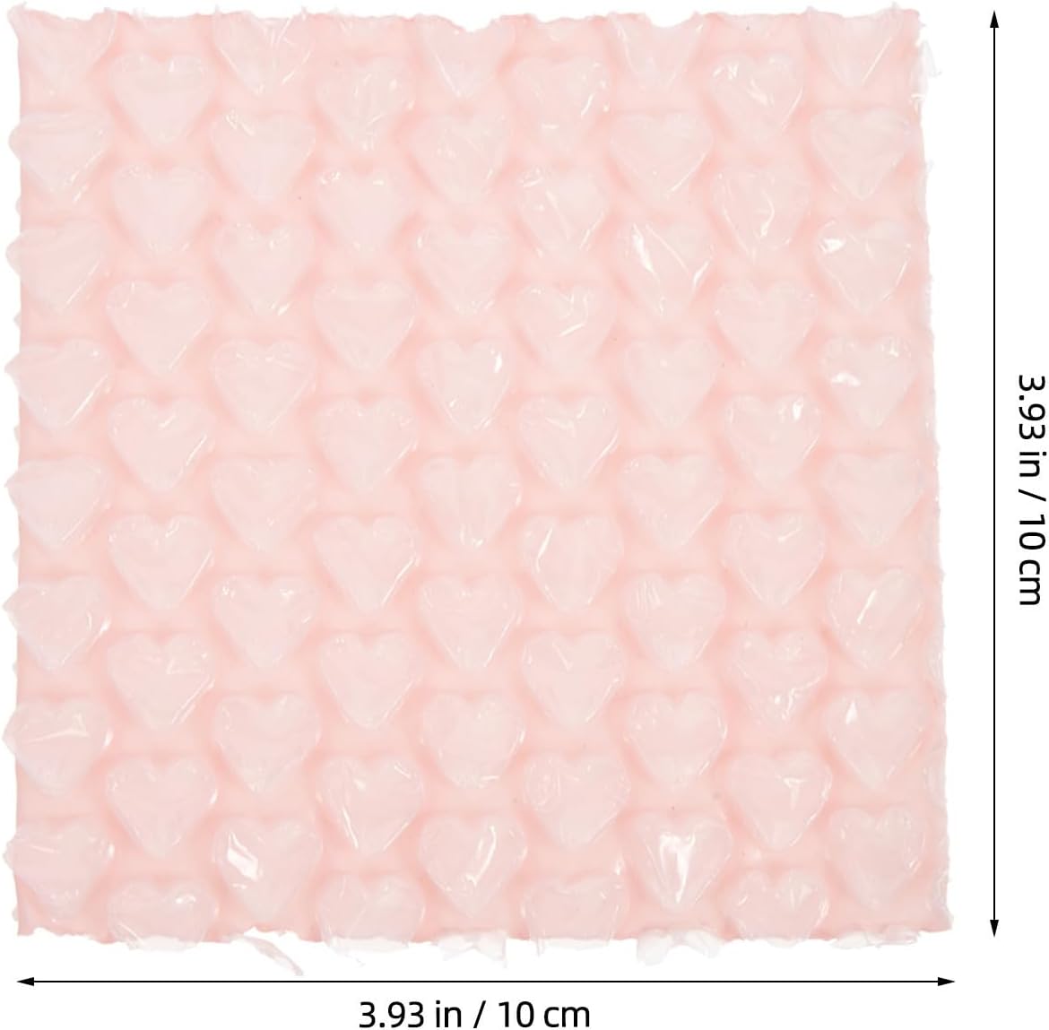50pcs Pink Heart-shaped Air Packaging Bags Inflatable Plastic Bubble Cushions for Efficient Protection and Void Fill Shipping Material Box Void Filler for Fragile Items and Parcels