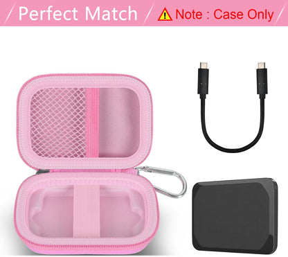 ANKHOH Carrying Case for Crucial X10/X9 Pro 4TB/2TB/1TB Portable SSD USB-C