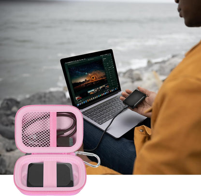 ANKHOH Carrying Case for Crucial X10/X9 Pro 4TB/2TB/1TB Portable SSD USB-C