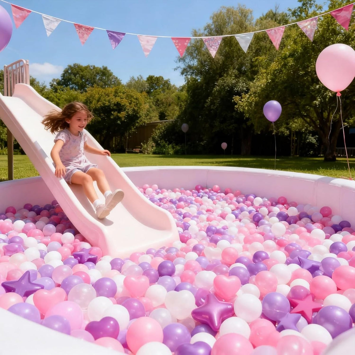 Ball Pits Balls for Toddlers Pack of 50 100 200 Plastics Shape Ball Non-Phthalate Non-BPA Non-Toxic 2.2-Inch Crush Proof Play Balls