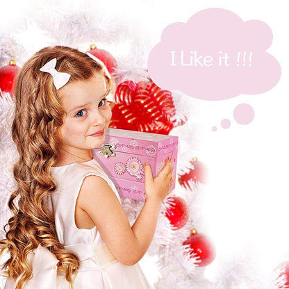 Kids Musical Jewelry Box for Girls Pink