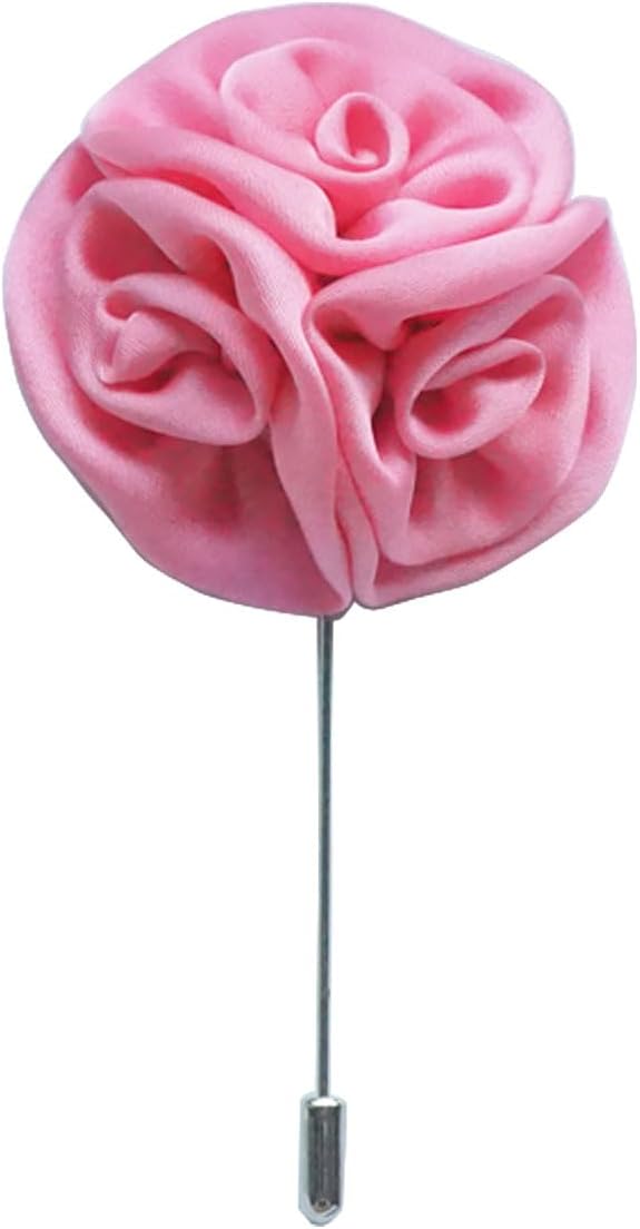 Men's Rose Floral Lapel Stick Boutonniere