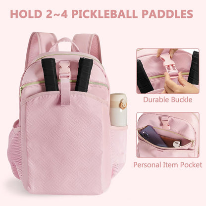 Pickleball Bag Backpack for Women, Large Pickle Ball Paddle Bag