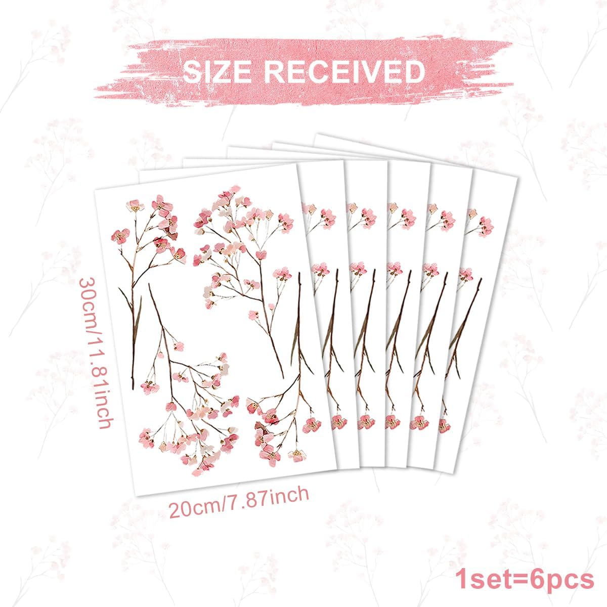 Pink Cute Flower Wall Decals,Boho Peel and Stick Floral Kids Room Decor,Removable Flower Vinyl Art Stickers for Girls Bedroom Nursery Living Room Office Floral Wall Decor