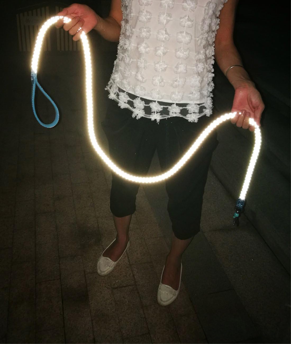 6FT Reflective Large Dog Leash 3/4" Strong Nylon Thick Rope Braided