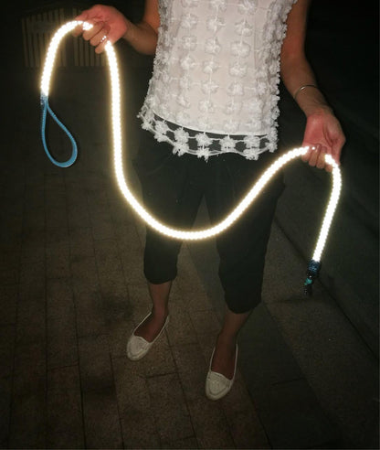 6FT Reflective Large Dog Leash 3/4" Strong Nylon Thick Rope Braided