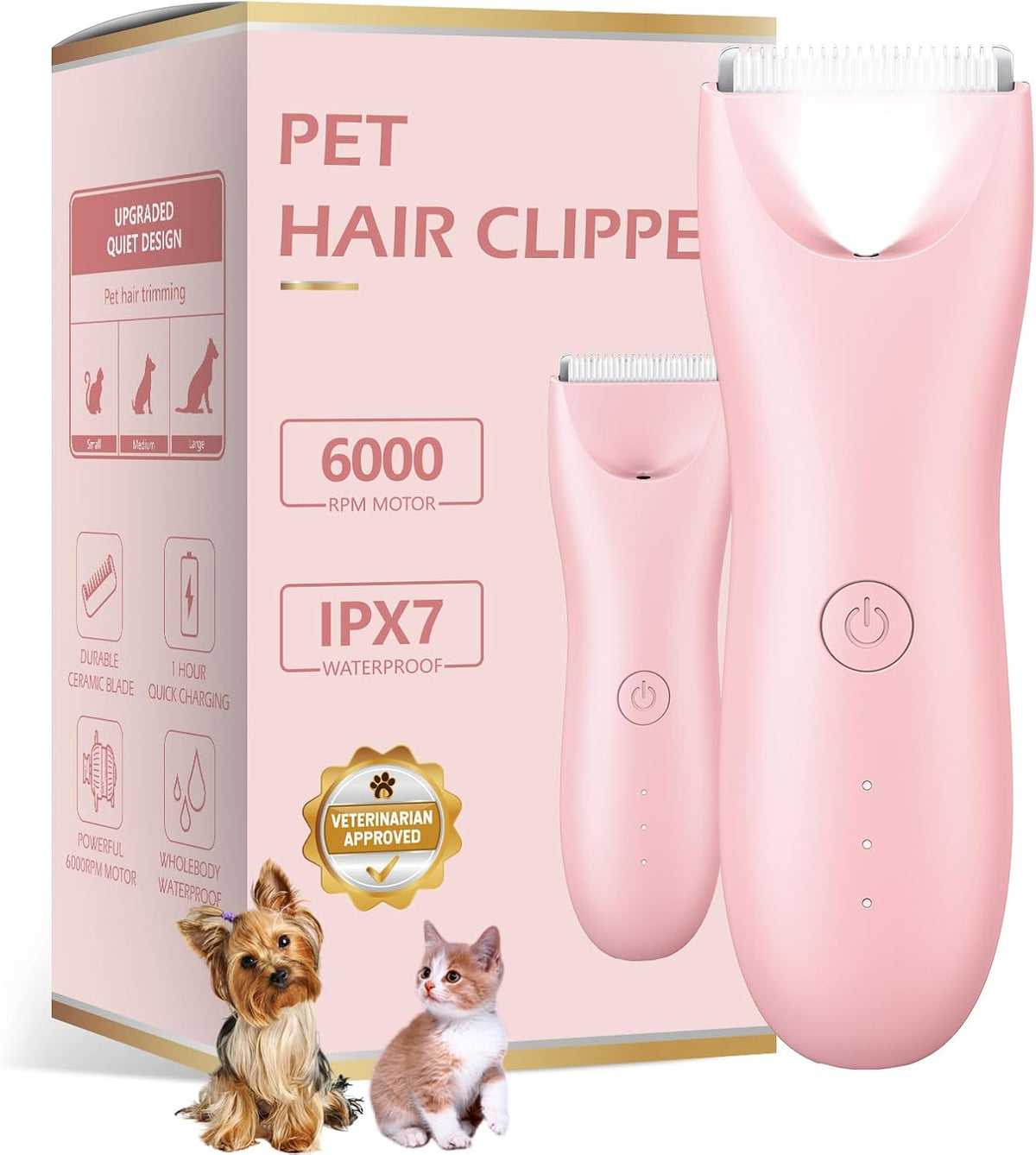 Dog Clippers with LED Light