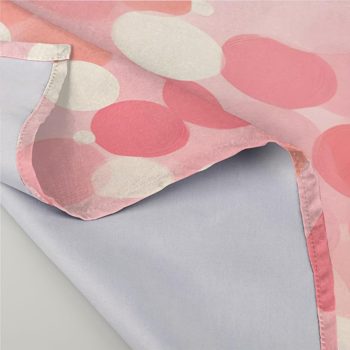 6pcs Cloth Napkins, Watercolor Pink White Dots Pattern Polyester Napkins 20"x 20" Washable Perfect for Wedding Party Dinner Cocktail Restaurant Home Kitchen
