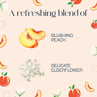 PlugIns Refills Air Freshener, Juicy Peach & Elderflower, Scented and Essential Oils for Home and Bathroom, 0.67 Fl Oz, 5 Count
