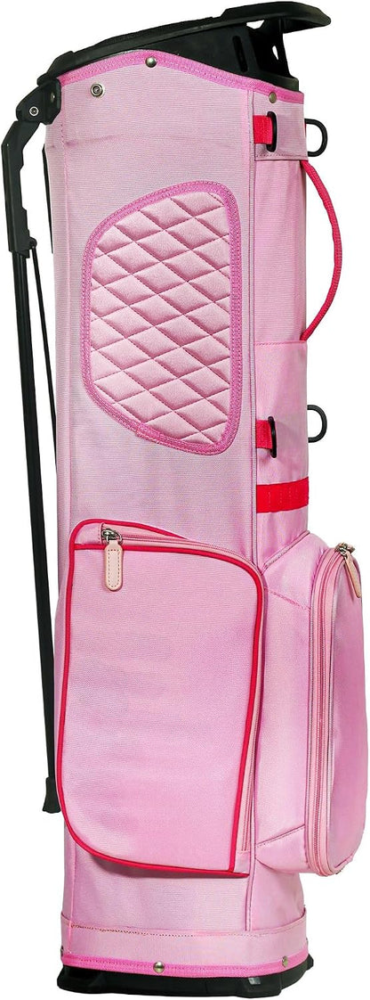 April Golf Stand Bag – Lightweight 14-Way Divider Bag with Dual Straps & Pockets – Durable & Stylish