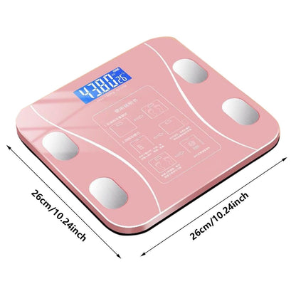 Scale for Body Weight,USB Rechargeable Accurate LCD Display Smart Digital Bathroom Scales for Fat Percentage,Muscle Mass,Bmi,Body Fat,13 Body Composition Analyzer Sync with Fitness App