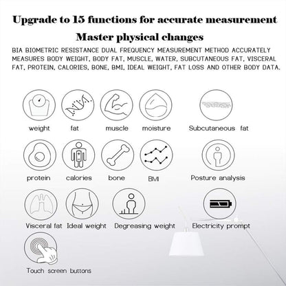 Scale for Body Weight,USB Rechargeable Accurate LCD Display Smart Digital Bathroom Scales for Fat Percentage,Muscle Mass,Bmi,Body Fat,13 Body Composition Analyzer Sync with Fitness App