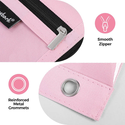 Pencil Pouch for 3 Ring Binder, 11"×9" Clear Window Pencil Bag