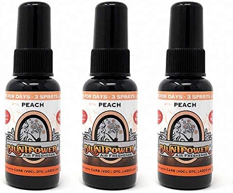 (Peach, 3 Pack) Concentrated Air Freshener for Room and Car Spray - Oil-Based Diffuser Spray Bottle - Long-Lasting Bathroom Spray, Car Freshener, & Odor Eliminator Spray
