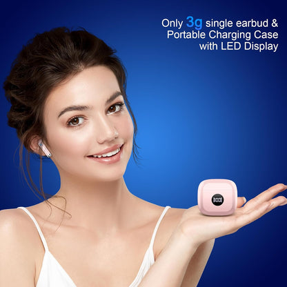 Wireless Bluetooth 5.4 Earbuds, 6D Stereo Ear Buds, LED Power Display