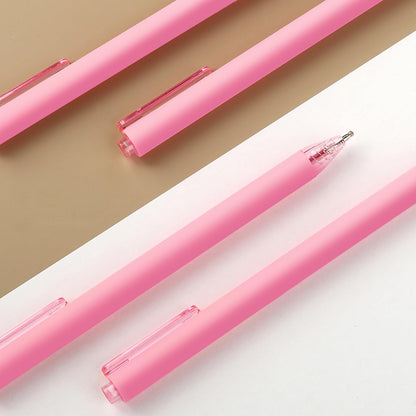 Bulk, 50 Pack Smooth Pink Ink Ballpoint Pen, Wholesale Retractable Pens, No Bleed Aesthetic Click Pen Medium Point, 1.0MM
