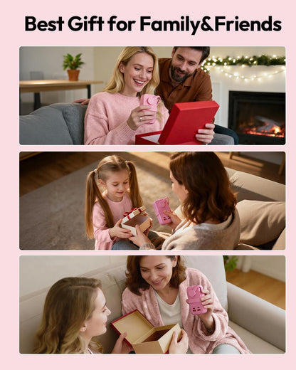 GAN Ultra 65W Pink Fast Charging Station, Travel Power Strip with 3 Outlets 4 USB (2 USB C), Pink Extension Cord 4Ft, Kawaii Cute Accessories Compatible with MacBook, iPhone