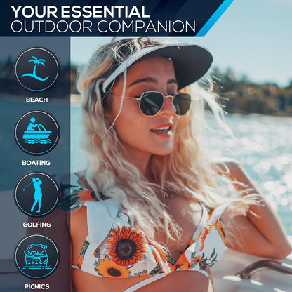 Sun Visor for Women | Stylish, Lightweight Golf & Tennis Hat | UV Protection for Outdoor Sports & Travel