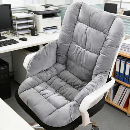 Desk Chair Cushion with High Back Support Office Chair Seat Pad with Non-Slip Bottom for Office Car Home Dining Room Kitchen
