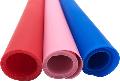 Silicone Baking Mat for Dough Rolling Pastry Fondant Mat Large Nonstick and Nonskid Heat Resistent, Countertop Protector, Dining Table Mat and Placemat (Large, Pink)